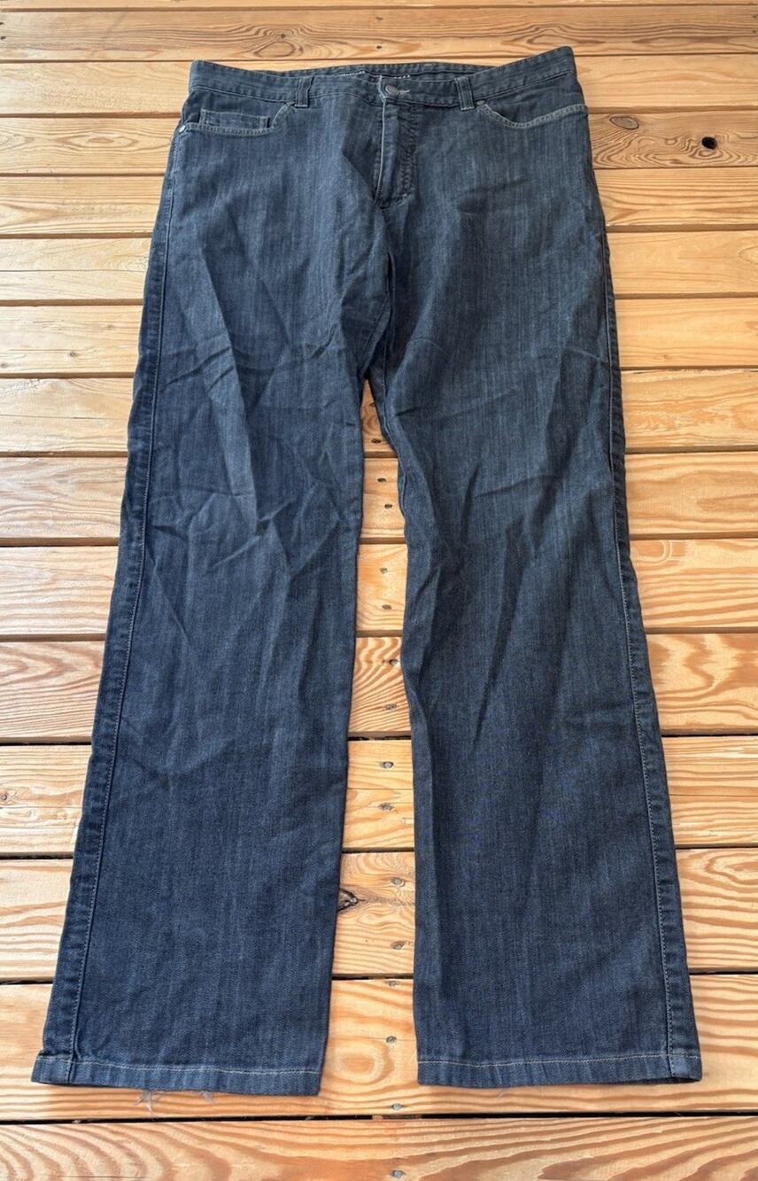 Ermenegildo Zegna Men’s Straight Leg Jeans Size 36x32 Black M4